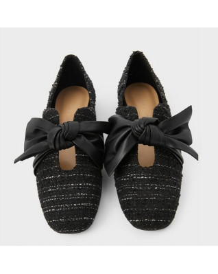 Concise Butterfly Knot Women's Flats Shoes Fashion Artificial Leather Mary Janes Part Dress Sapatos Femininos 2023 Spring Autumn Concise Butterfly Knot Women's Flats Shoes Fashion Artificial Leather Mary Janes Part Dress Sapatos Femininos 2023 Spring Autumn