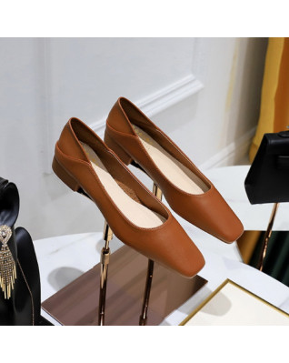 Flats Bottom All-match Retro Fashion Women's Shoes New Artificial Leather Casua l Concise Spri ng Autumn Sapa tos Femininos Flats Bottom All-match Retro Fashion Women's Shoes New Artificial Leather Casua l Concise Spri ng Autumn Sapa tos Femininos