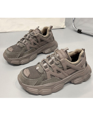 All-match Casual Mesh Breathable Sneakers Women 2023 New Fashion Black Plush Velvet Keep Warm Women's Shoes Spring Autumn All-match Casual Mesh Breathable Sneakers Women 2023 New Fashion Black Plush Velvet Keep Warm Women's Shoes Spring Autumn