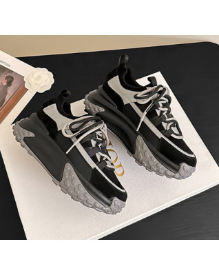 Increase Platform Waterproof Shoes Color Matching Sneakers Women 2023 Fashion All-match Comfortable Women's Shoes Spring Autumn Increase Platform Waterproof Shoes Color Matching Sneakers Women 2023 Fashion All-match Comfortable Women's Shoes Spring Autumn