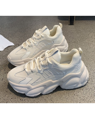 Mesh Breathable Sneakers Casual Comfortable All-match Korean Style Women's Platform Shoes 2023 New Fashion Spring Autumn Mesh Breathable Sneakers Casual Comfortable All-match Korean Style Women's Platform Shoes 2023 New Fashion Spring Autumn