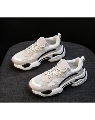 Platform Sneaker Korean Style Casual Mesh Breathable Lightweight Outdoor Women's Sports Shoes All-match Spring Autumn  Platform Sneaker Korean Style Casual Mesh Breathable Lightweight Outdoor Women's Sports Shoes All-match Spring Autumn