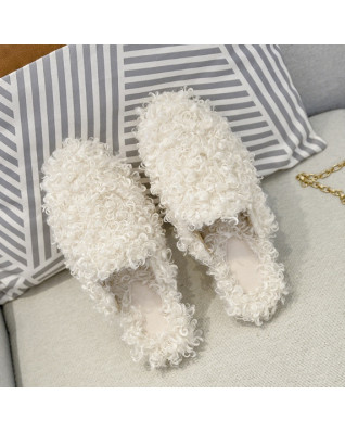 Warm Plush Women's Outdoor Slippers Plus Velvet Flat Indoor Floor Mules Home Cotton Shoes for Women Korean Style 2023 New Wint er Warm Plush Women's Outdoor Slippers Plus Velvet Flat Indoor Floor Mules Home Cotton Shoes for Women Korean Style 2023 New Wint er